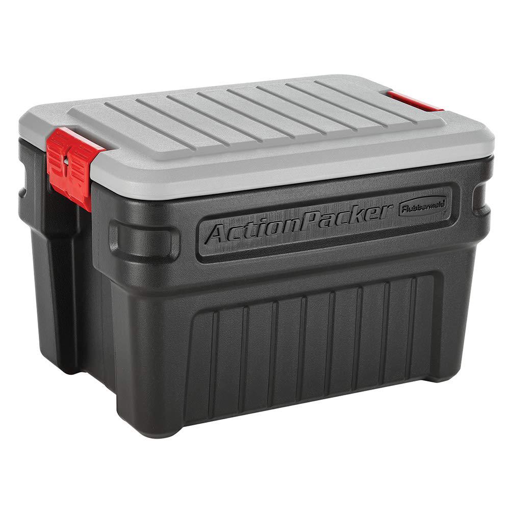 Rubbermaid 24 Gal Action Packer Storage Box Rmap The Home Depot