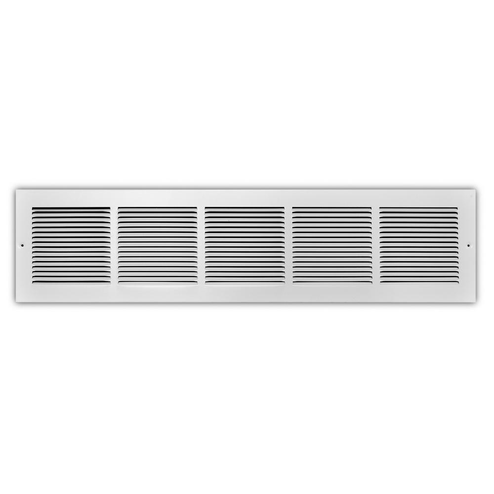 Everbilt 30 in. x 6 in. 1Way Steel Baseboard Return Air Grille in