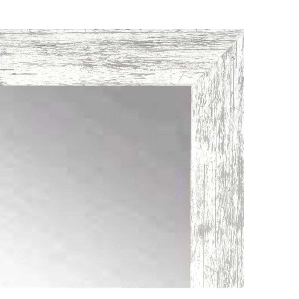 Distressed White Barnwood Wall Mirror Bm032sq The Home Depot Internet 301828534 Distressed White Barnwood Wall Mirror