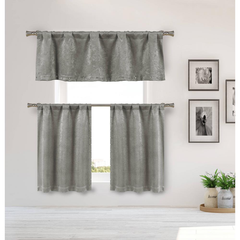 Kelvin Marcy Silver Blackout Tier 55 In W X 16 And 27 36 L 2 Piece Kelvin Marcy Silver Blackout Tier 55 In W X 16 And 27 36 L 2 Piece