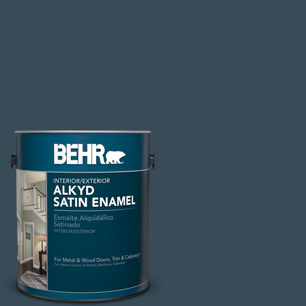 Behr 1 Gal Home Decorators Collection Hdc Cl 28 Nocturne Blue Behr 1 Gal Home Decorators Collection Hdc Cl 28 Nocturne Blue Satin