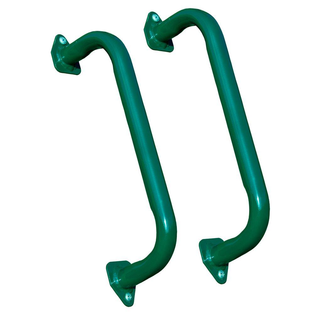 Playground Safety Handles Green Grab Handle Bars for Jungle Gym