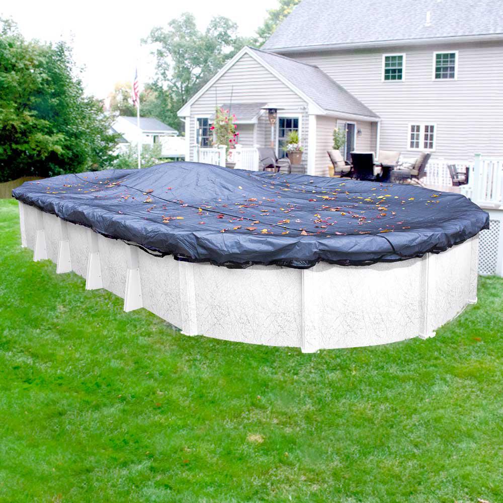 Robelle Premium 18 Ft X 40 Pool Size Oval Winter Above Ground Pool Size Oval Winter Above Ground Leaf