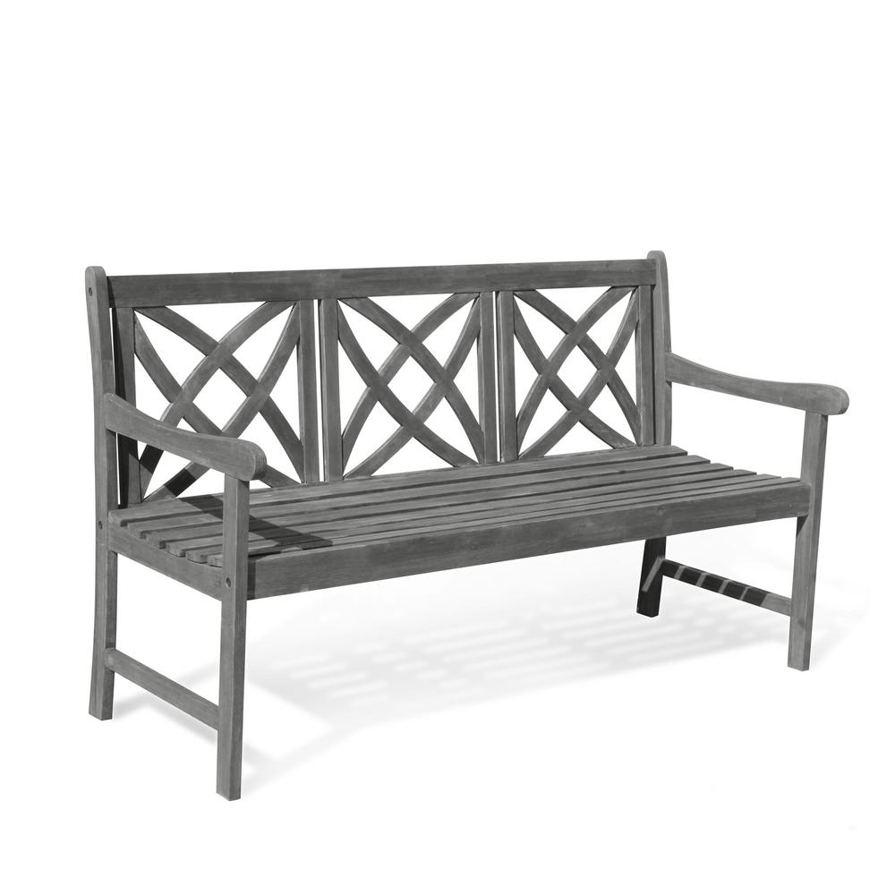 Vifah Renaissance 5 ft. Patio Bench-V1611 - The Home Depot