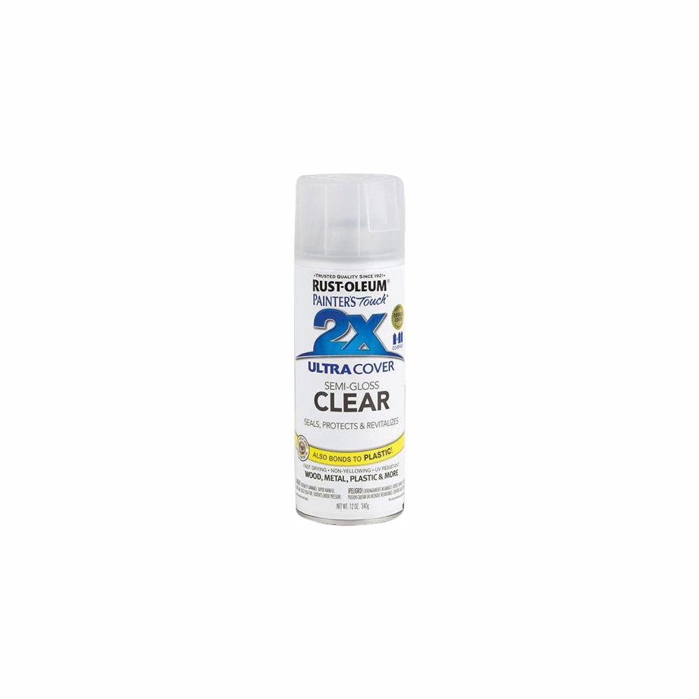 GTIN 020066199746 product image for Rust-Oleum Painter's Touch 2X 12 oz. Clear Semi-Gloss General Purpose Spray Pain | upcitemdb.com