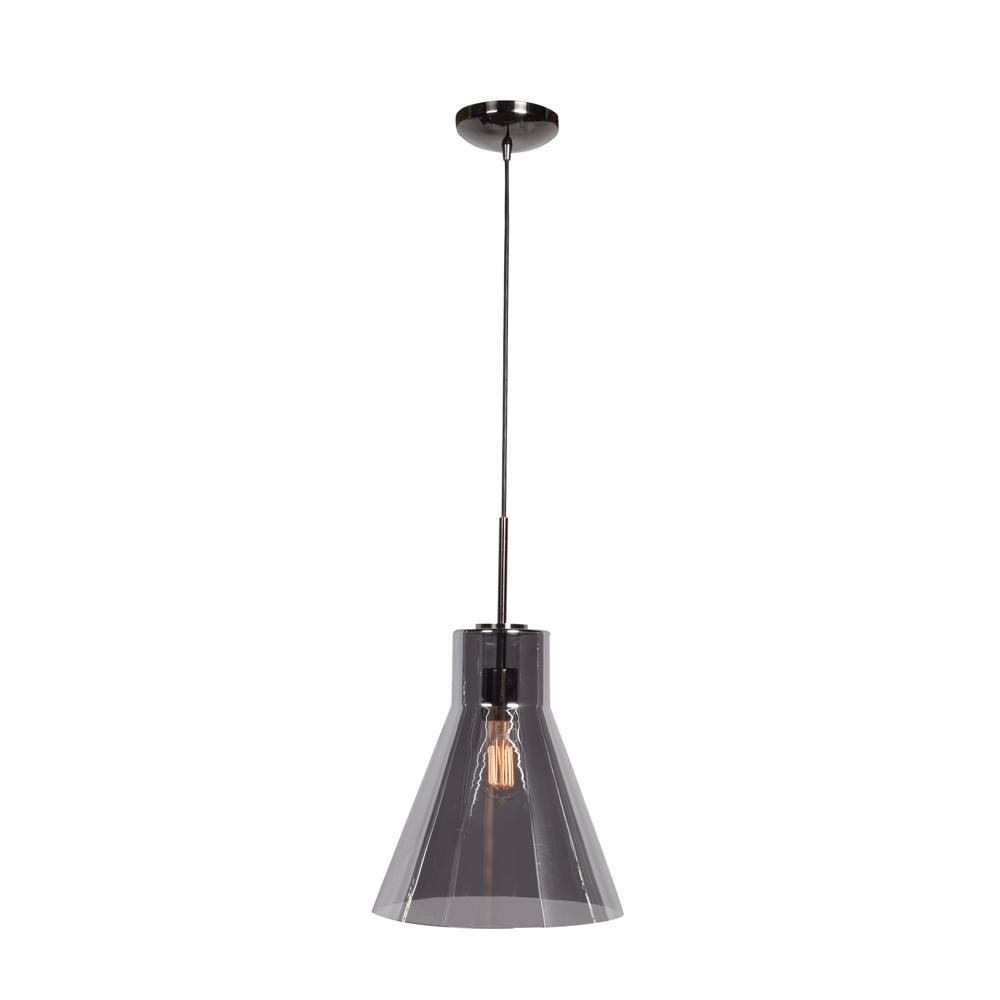 Access Lighting Simplicite 11 75 In 1 Light Black Chrome Beaker Pendant With Smoke Gl Shade Access Lighting Simplicite 11 75 In 1 Light Black Chrome Beaker Pendant With Smoke Gl Shade