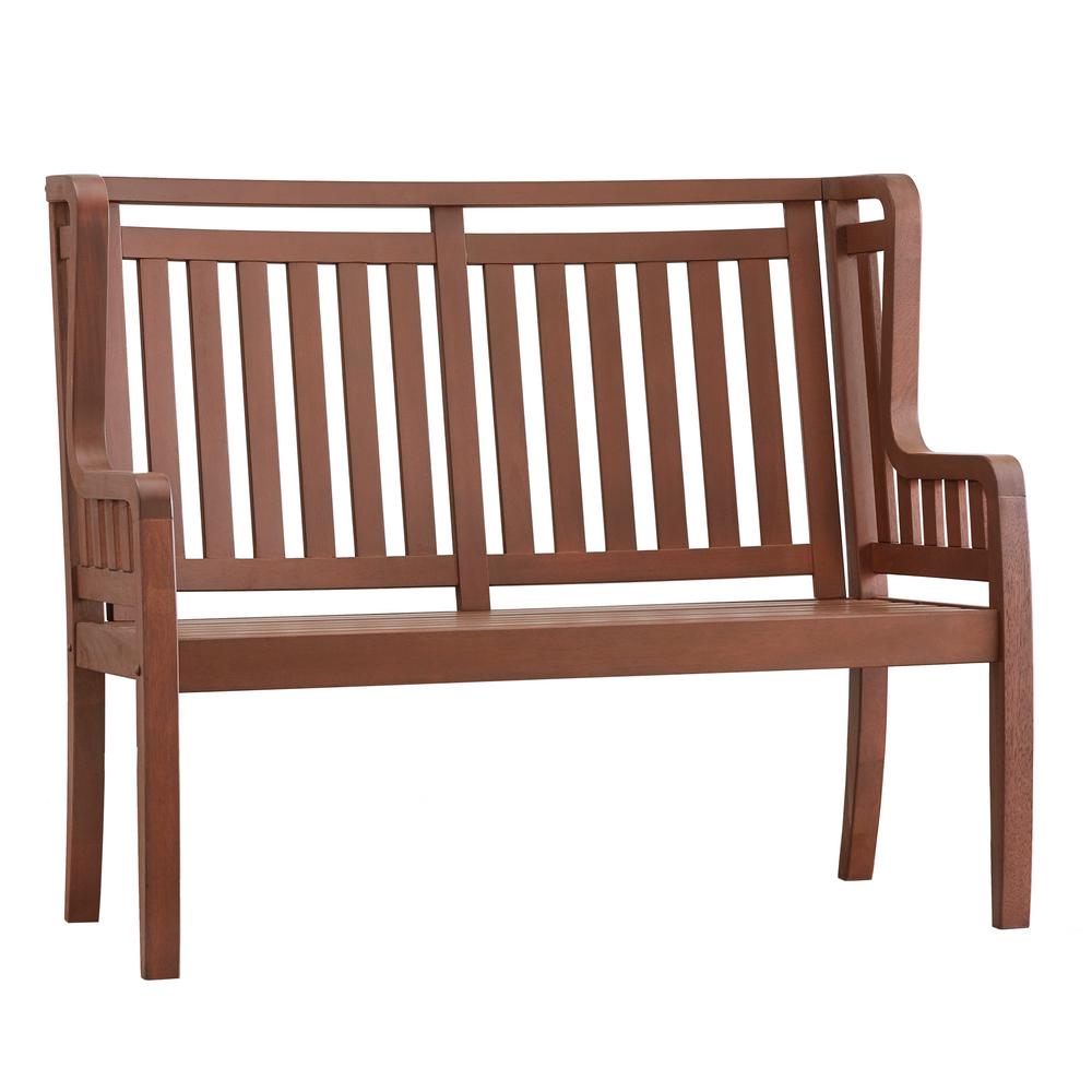 Walker Edison Furniture Company 48 in. Wood Folding Outdoor Bench in