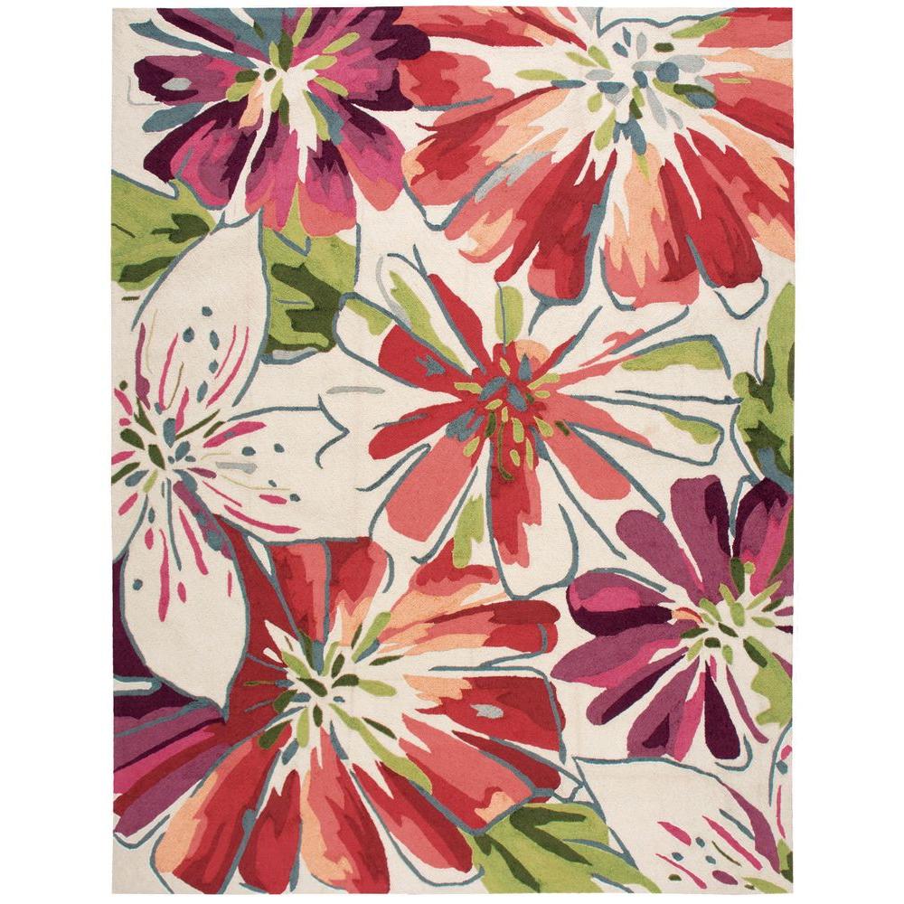 Nourison Fantasy Ivory 8 ft. x 10 ft. 6 in. Area Rug075161 The Home