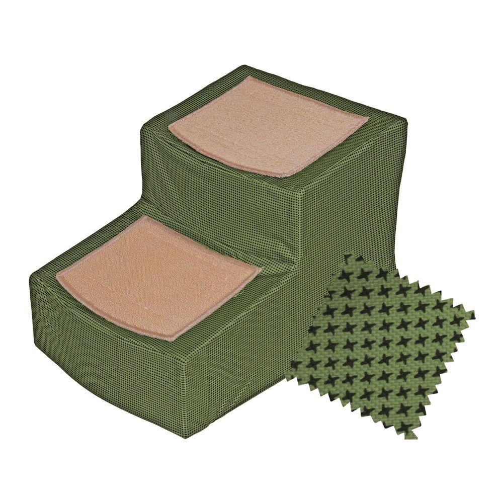 Pet Gear 28 in. x 16 in. x 16 in. Step Ramp CombinationPG9916CH