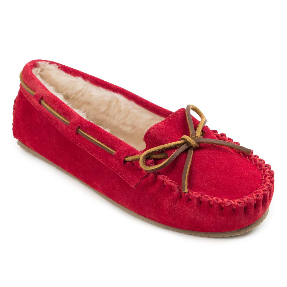 minnetonka cally suede slipper