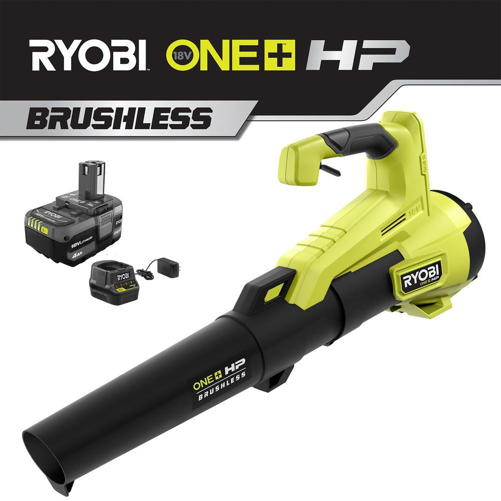 Los sold out Angeles Mall RYOBI 110 MPH 350 CFM ONE+ Cord HP Brushless Lithium-Ion 18-Volt