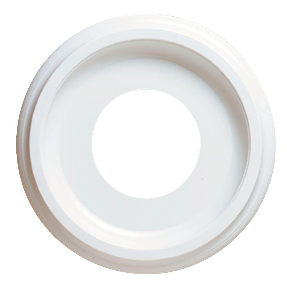 10 in. White Smooth Ceiling Medallion