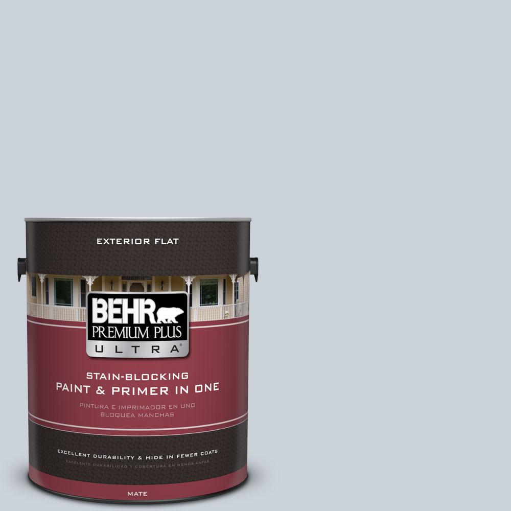 BEHR Premium Plus Ultra 1gal. N4801 Light Drizzle Flat Exterior