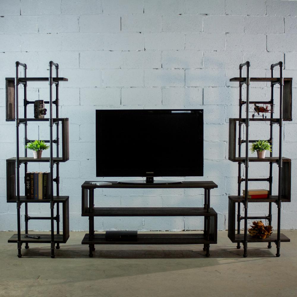 Furniture Pipeline Tucson Modern Black Tv Media Stand Furniture Pipeline Tucson Modern Black Tv Media Stand Entertainment Center Console