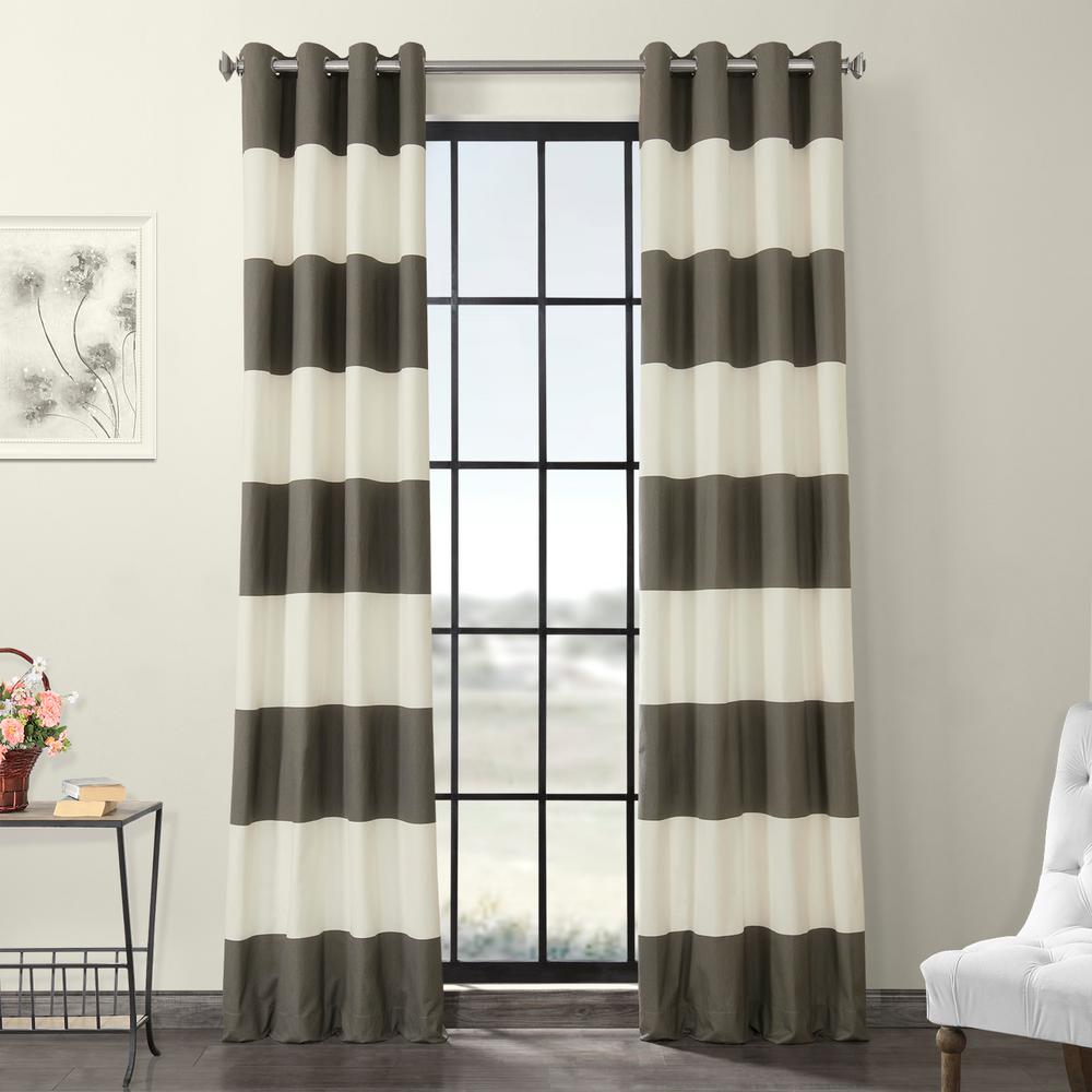 Exclusive Fabrics Furnishings Slate Gray And Off White Room