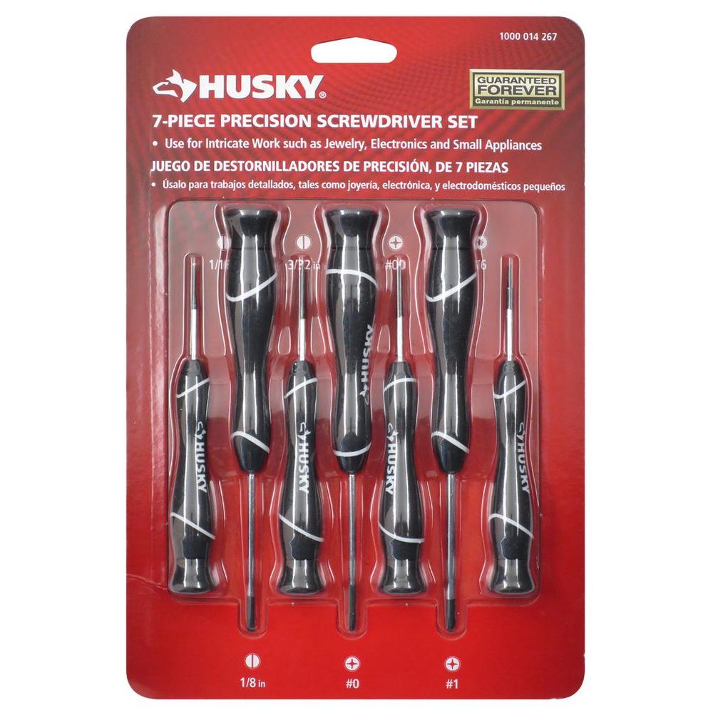 Precision Screwdriver Set Electronics Slotted Tools Husky Torx