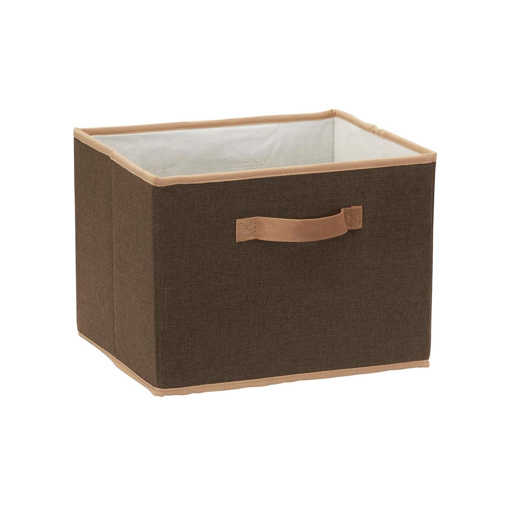 13 in. x 10 in. Brown Stackable (12-Cube) Organizer-622 - The Home Depot