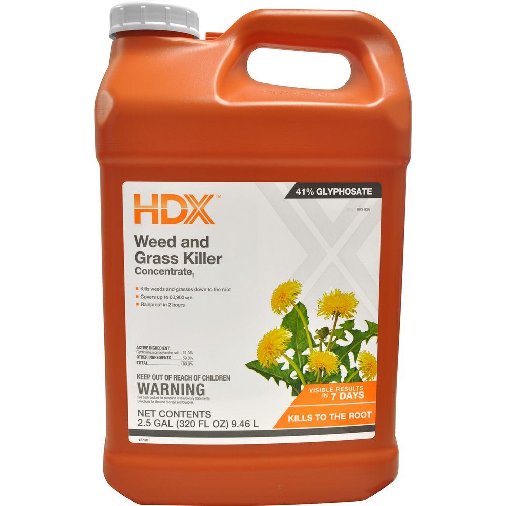 HDX 2.5 Gal. Weed and Grass Killer Concentrate77760 The Home Depot