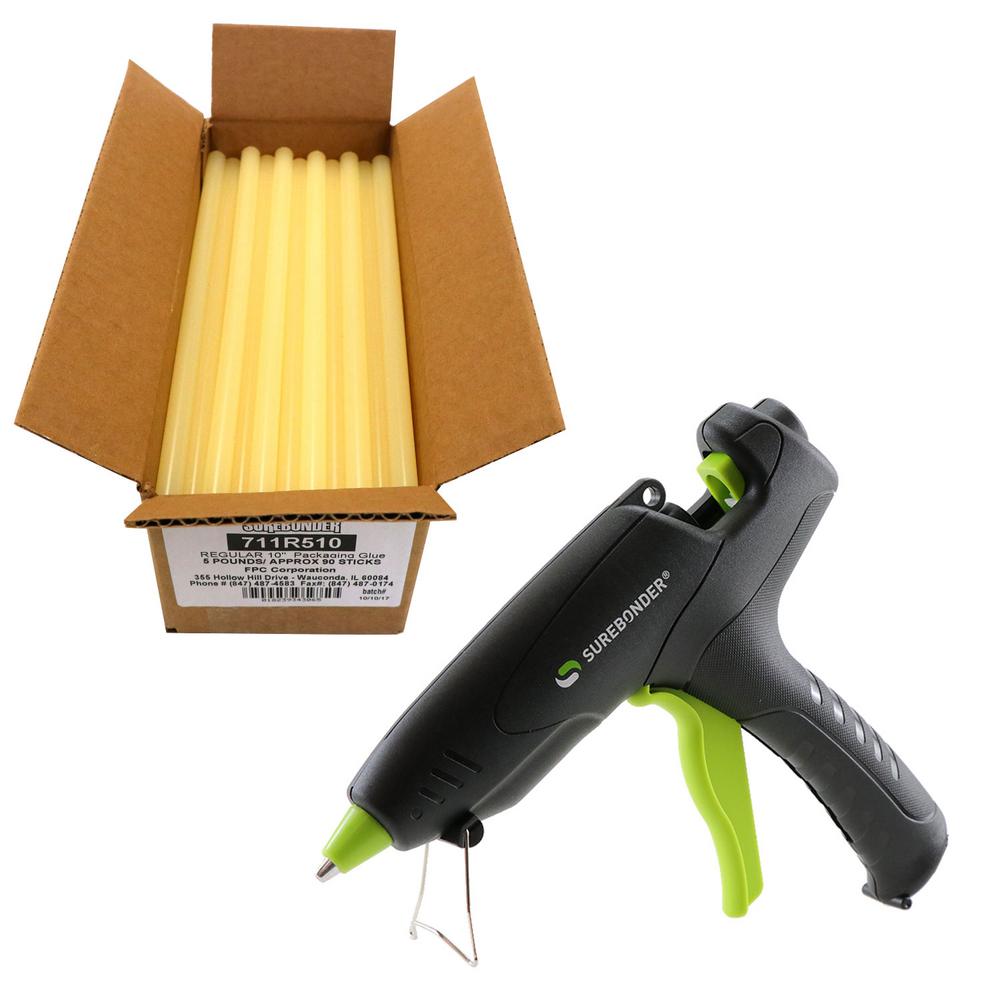 Surebonder 80 Watt All Purpose Full Size Glue Gun With 10 In X 7 Glue Gun