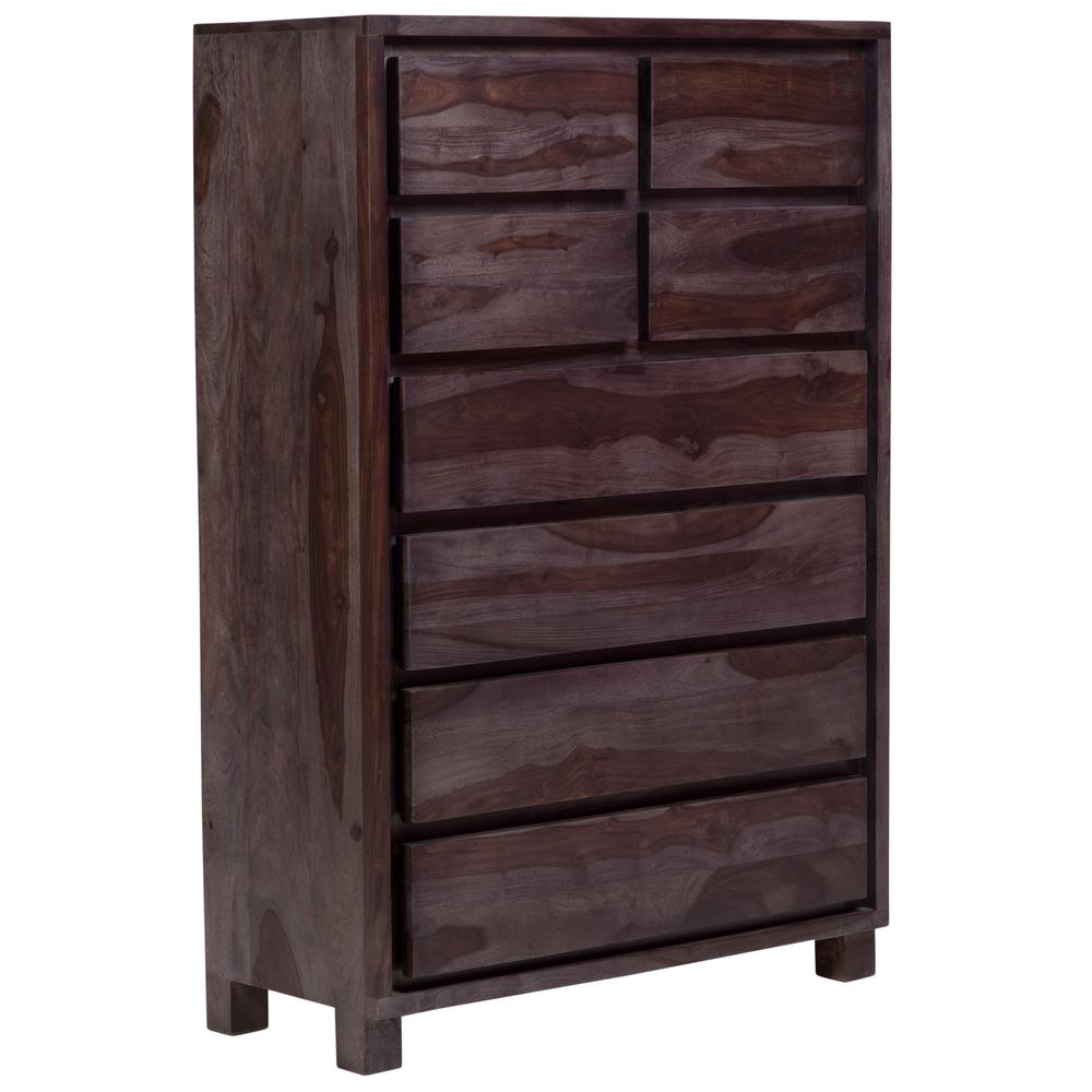Big Sur Contemporary Solid Sheesham Wood Bedroom Chest Of Drawers