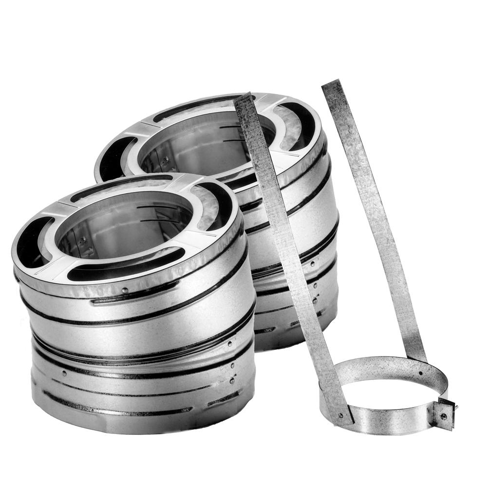 DuraVent DuraPlus 6 in. 15° Elbow Kit6DPE15K The Home Depot