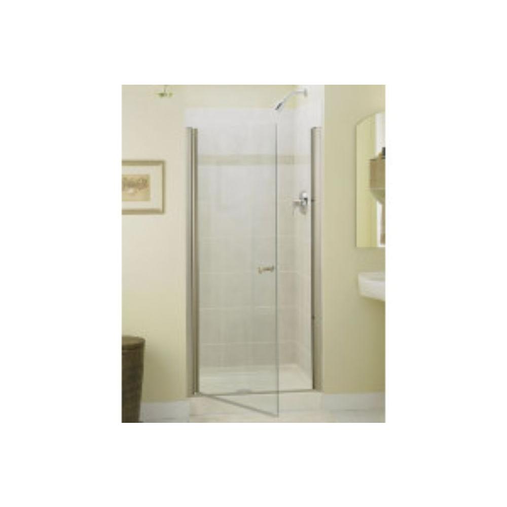 Sterling Finesse 34 In X 65 1 2 In Semi Frameless Pivot Shower