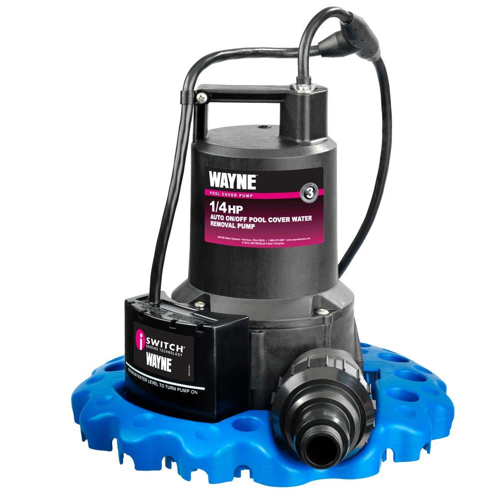 Wayne 1/4 HP Auto On/Off Pool Cover Water Removal PumpWAPC250 The