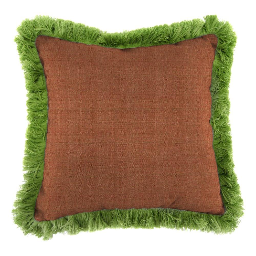 Plantation Patterns Chili Geo Square Outdoor Throw Pillow (2Pack)7050