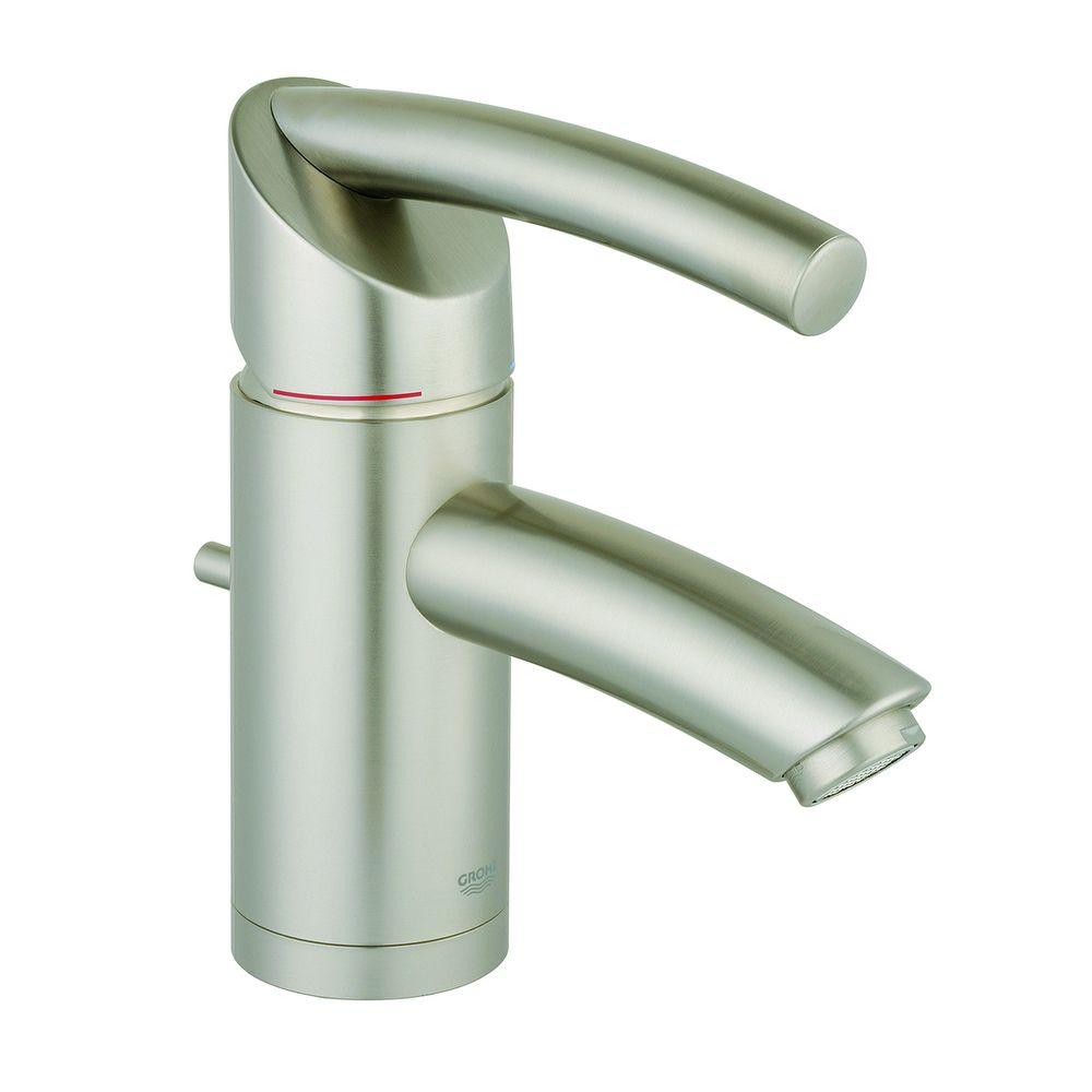 GROHE Tenso Single Hole SingleHandle LowArc Bathroom Faucet in