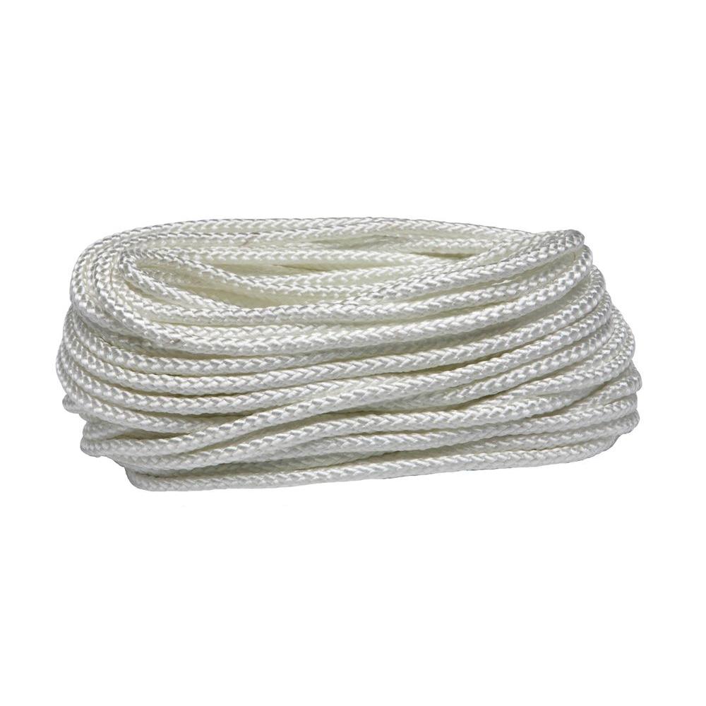 White Polypropylene Diamond Braid Rope 