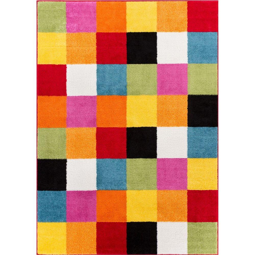 Well Woven Starbright Bright Square Multi 8 Ft X 11 Kids Area Well Woven Starbright Bright Square Multi 8 Ft X 11 Kids Area Rug