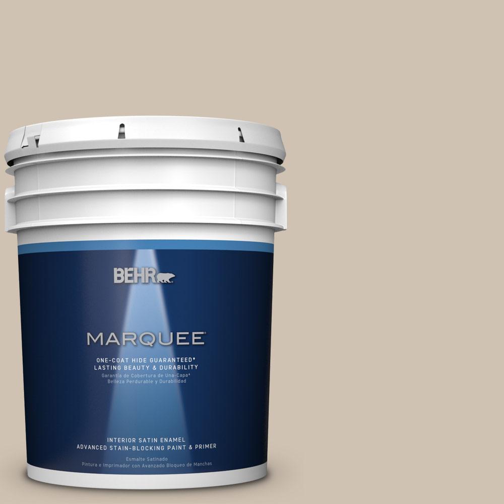 BEHR MARQUEE 5 gal. HDCNT13 Merino Wool OneCoat Hide Satin Enamel
