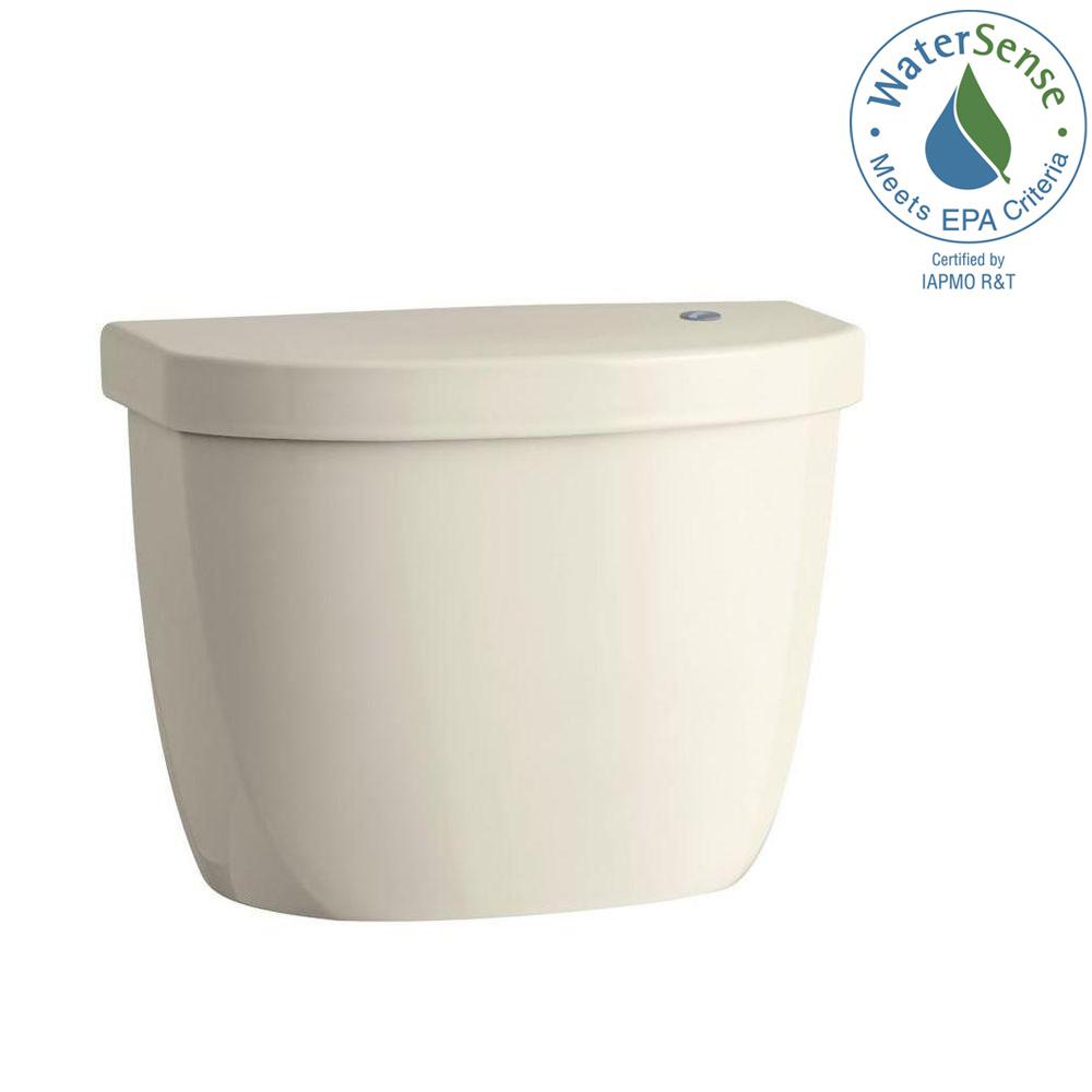 Kohler Cimarron Touchless 1 28 Gpf Single Flush Toilet Tank Only In Cimarron Touchless 1 28 Gpf Single Flush Toilet Tank Only In Almond