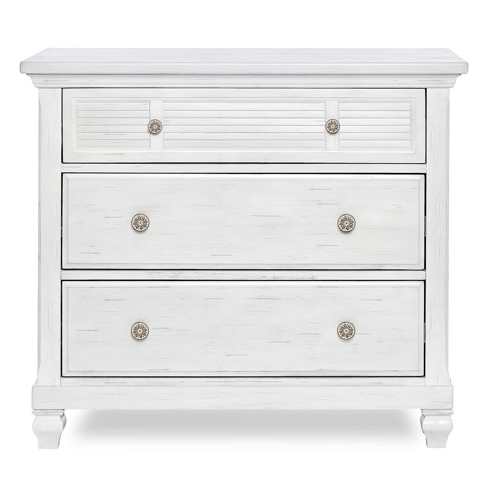Evolur Signature Cape May 3 Drawer Weathered White Chest 898 Ww Evolur Signature Cape May 3 Drawer Weathered White Chest
