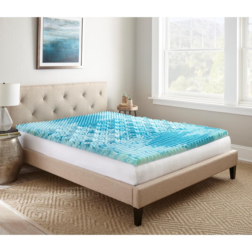 Broyhill 2 in. Twin XL Gellux Gel Memory Foam Mattress Topper ...