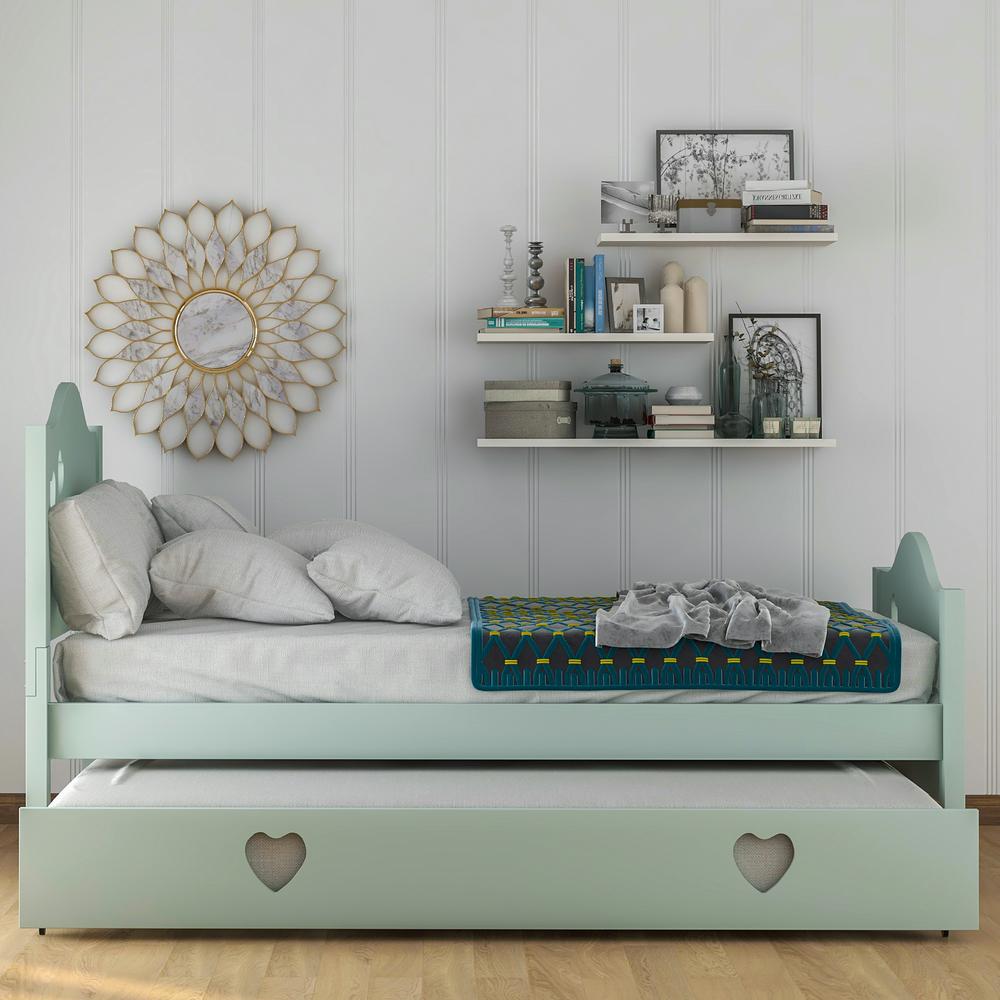 green kids bed