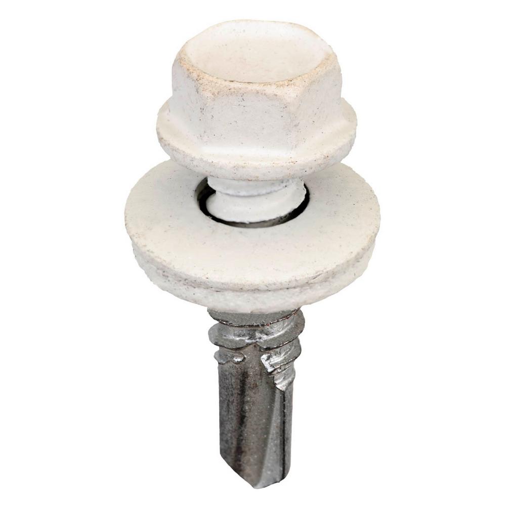 White Screws Fasteners The Home Depot