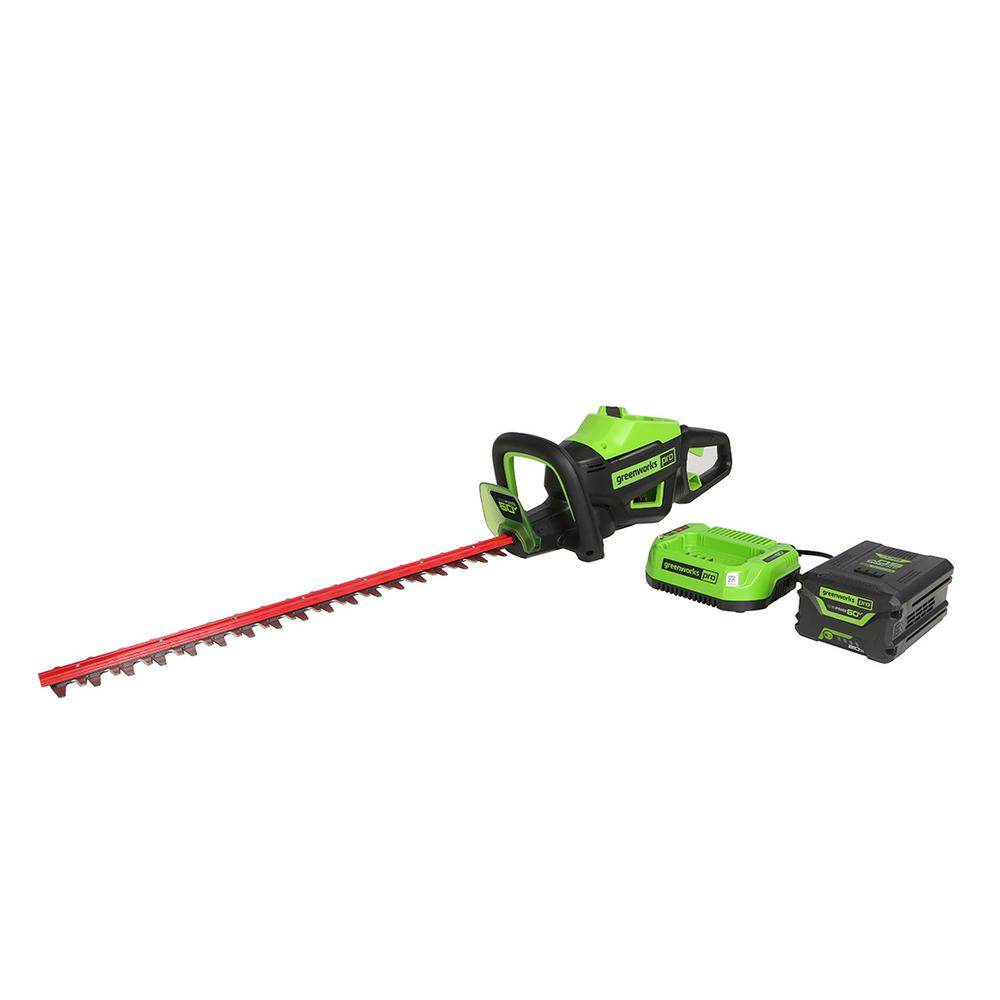 greenworks cordless pole hedge trimmer