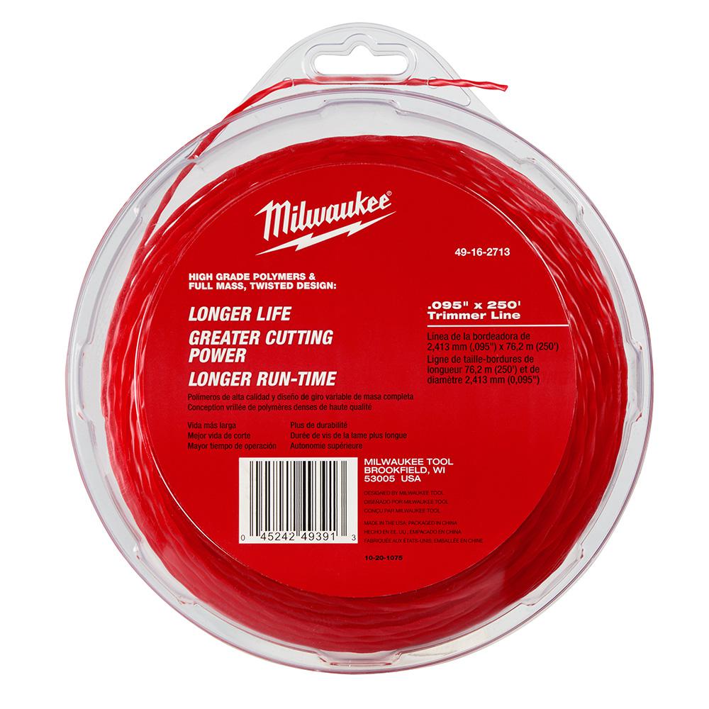 String Trimmer Line Trimmers The Home Depot 0 095 In X 250 Ft Trimmer Line
