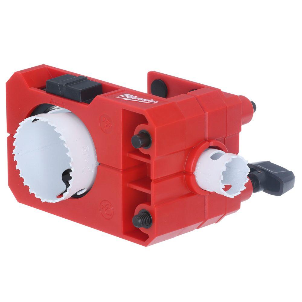 Milwaukee Door Lock Installation Kit Rip Guard NonSlip Auto Centering