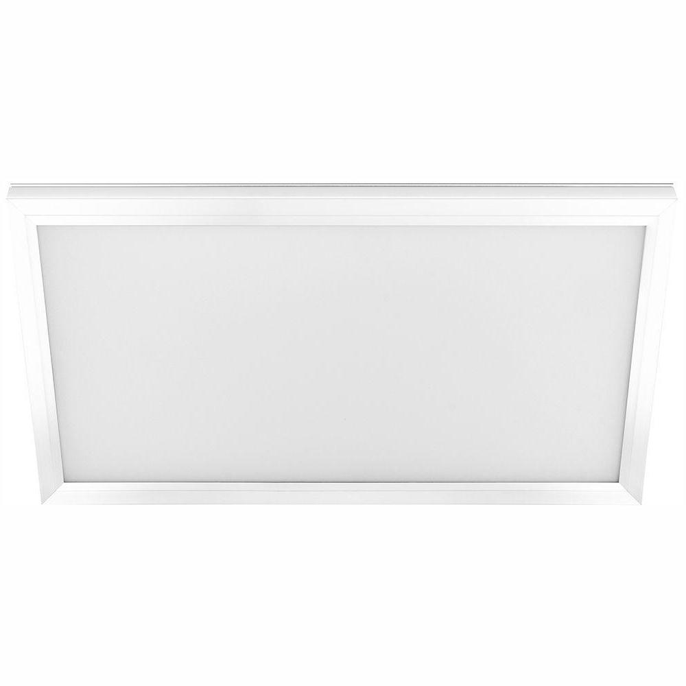 Commercial Electric 1 ft. x 2 ft. 23W Dimmable White Integrated LED