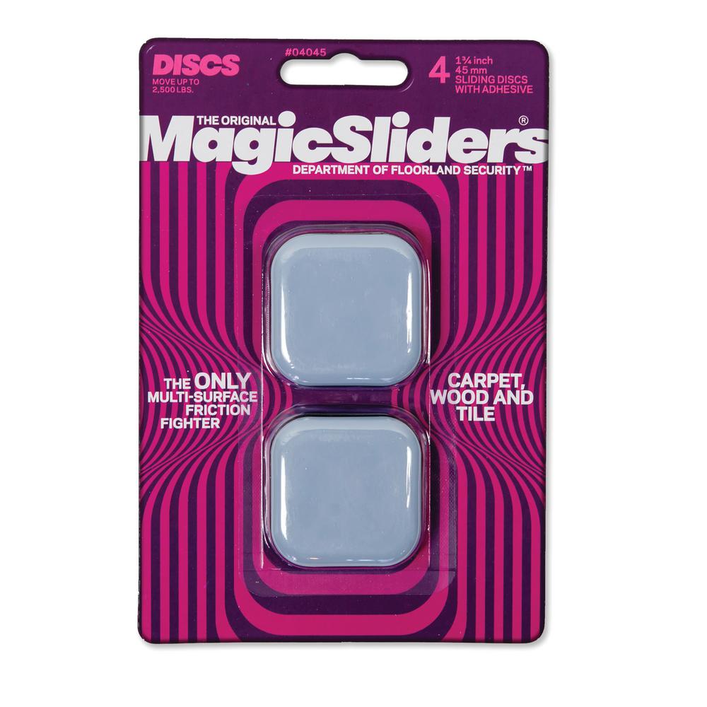 Magic Sliders 13/4 in. Square Sliders (4Pack)04045 The Home Depot