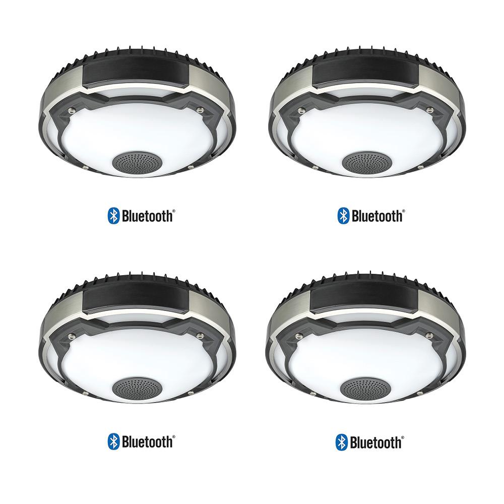 Commercial Electric Spin Light 11 in. Heavy Duty LED Flush Mount