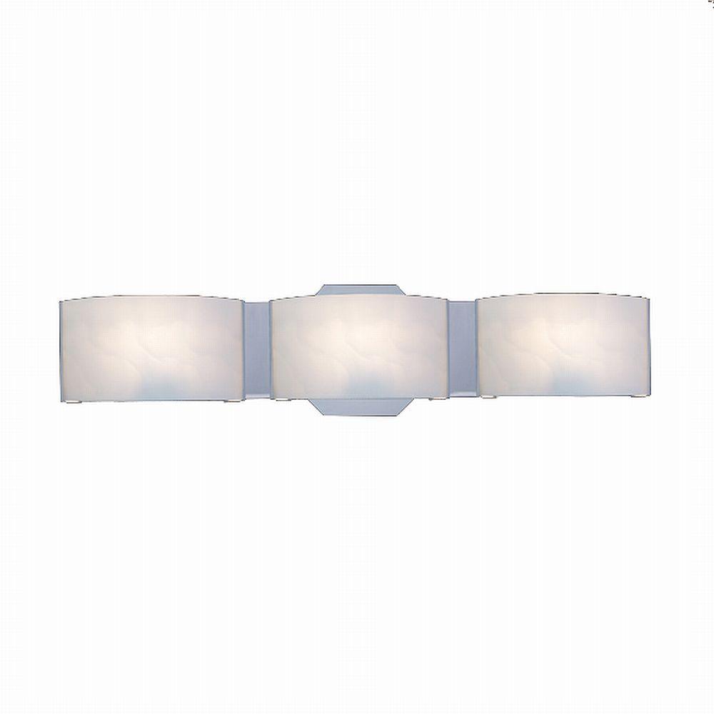Hampton Bay Vanity Lighting The Home Depot Dakota 3 Light Satin Nickel Vanity
