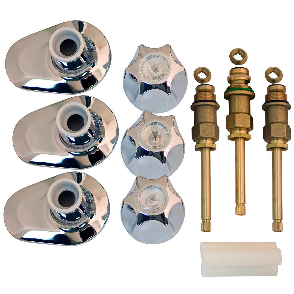Lincoln Products Tub And Shower Rebuild Kit For Price Pfister Verve 3 Handle Faucets