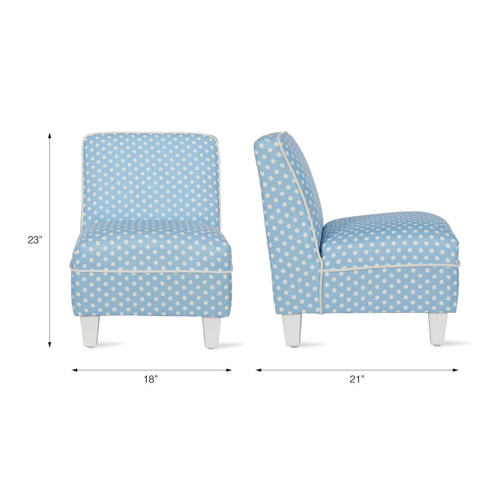blue baby chair
