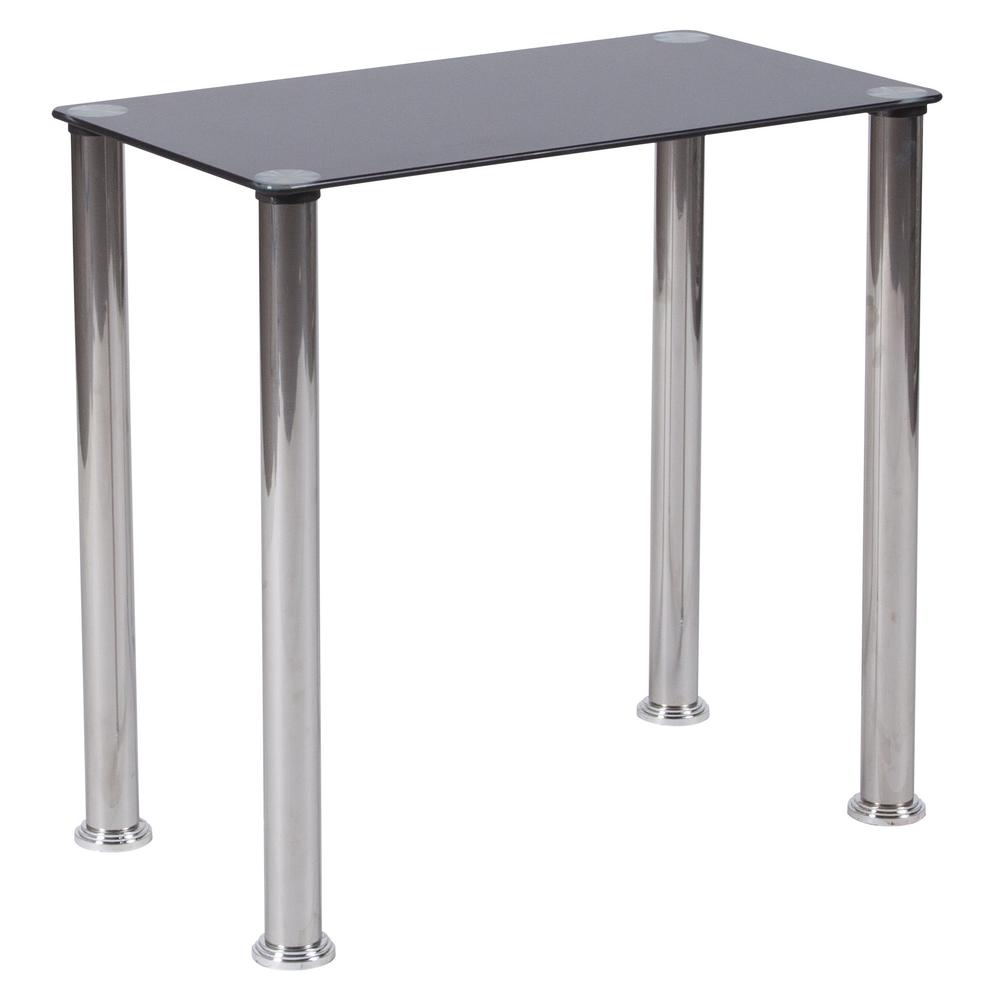 Black Top Stainless Steel Frame Coffee Table