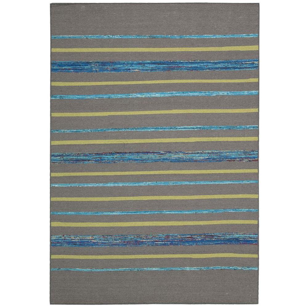 Nourison Spectrum Grey Turquoise 8 Ft X 11 Area Rug Nourison Spectrum Grey Turquoise 8 Ft X 11 Area Rug