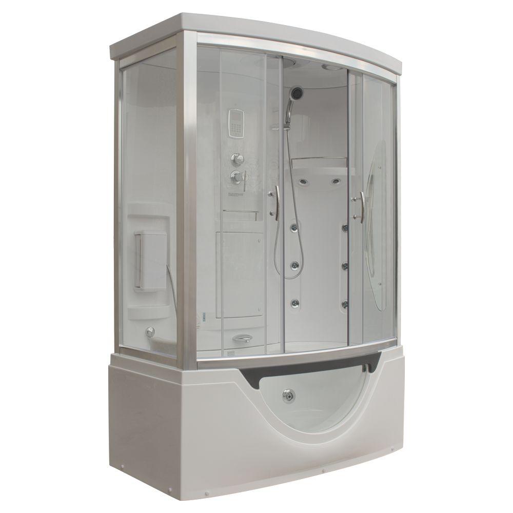 Steam Planet Hudson 59 in. x 33 in. x 88 in. Steam Shower ...