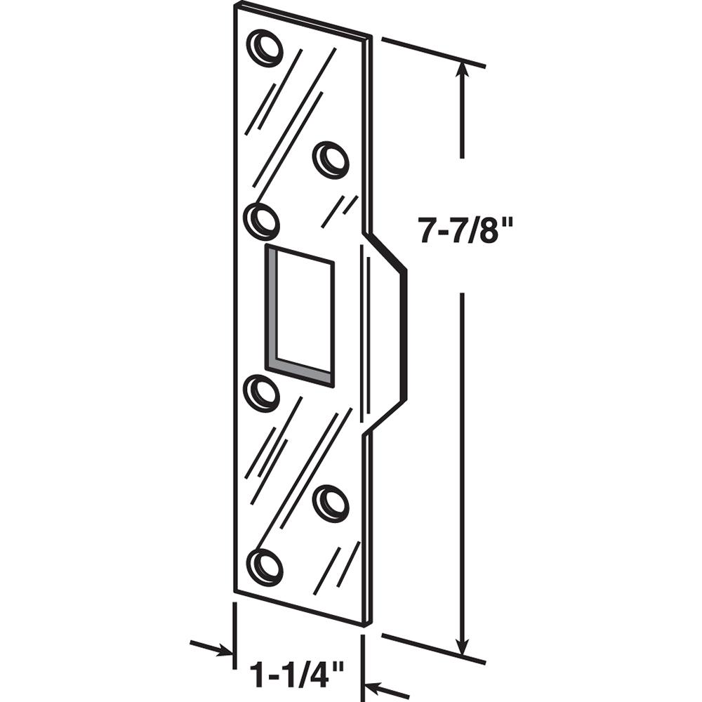 Prime Line 7 7 8 In Chrome Plated Steel Maximum Security Latch
